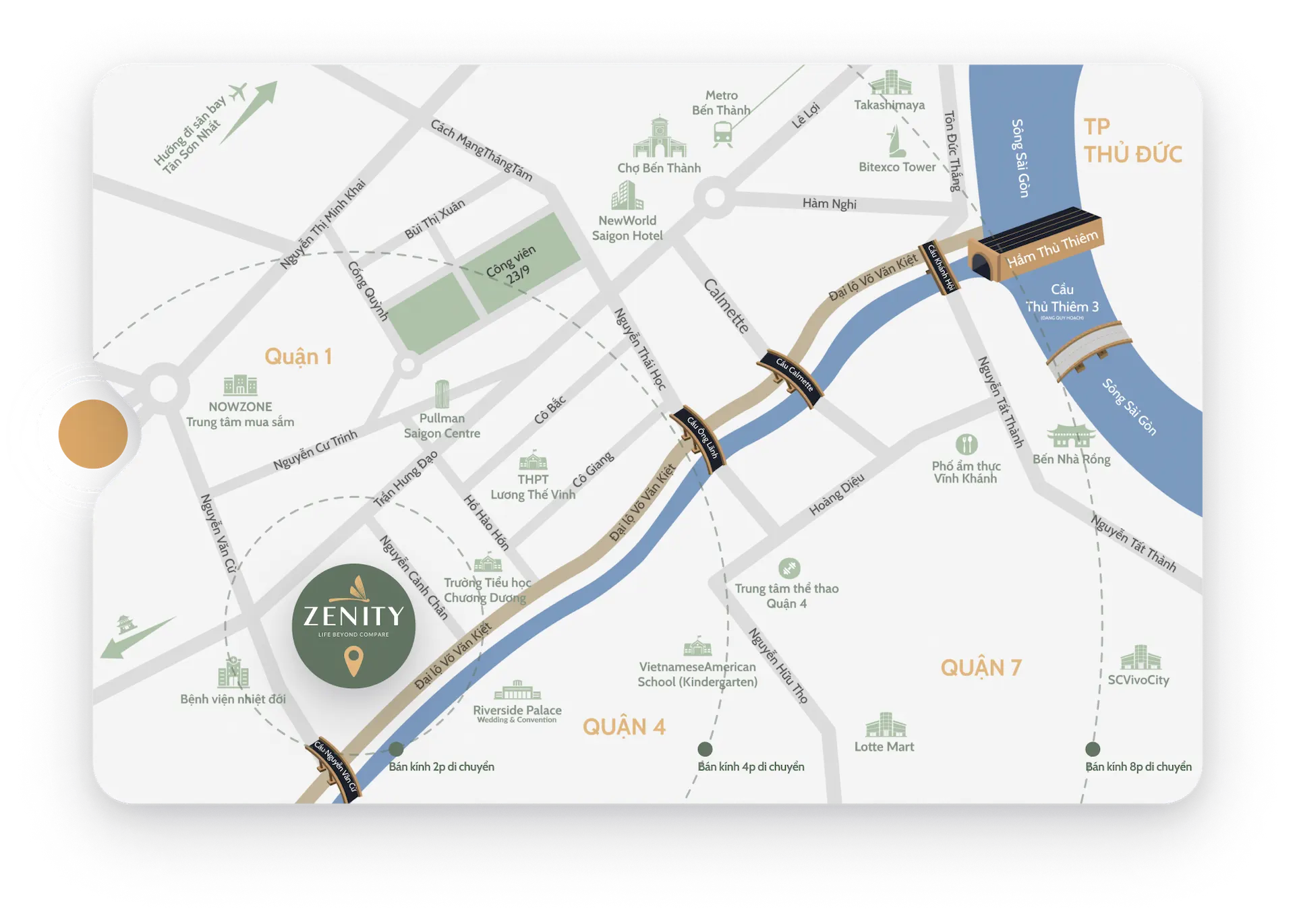 bản đồ vị trí zenity capitalland